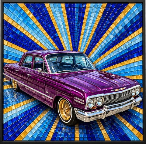 Lowrider, Resin Mosaic Art